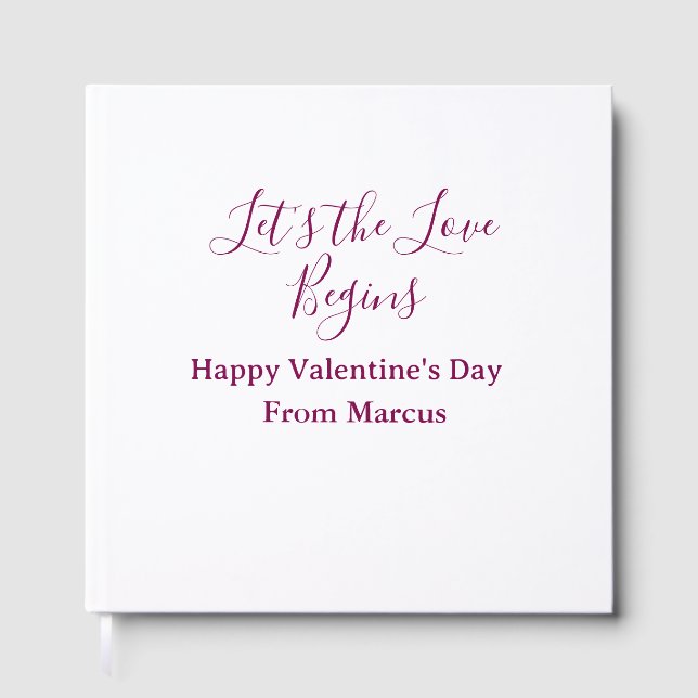 lets the fun begins happy new year name year simpl gästböcker (Framsida)