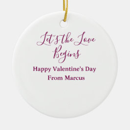 lets the fun begins happy new year name year simpl julgransprydnad keramik