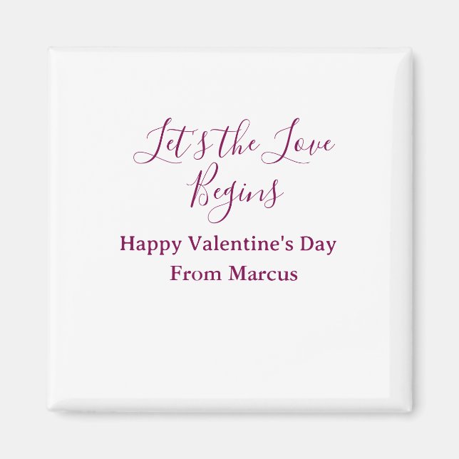 lets the fun begins happy new year name year simpl magnet (Framsidan)