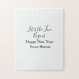 lets the fun begins happy new year name year simpl pussel
