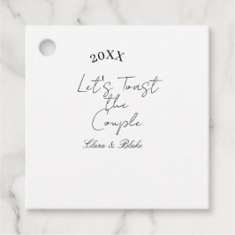 Let's toast the couple engagement wedding party ye gåvor etiketter