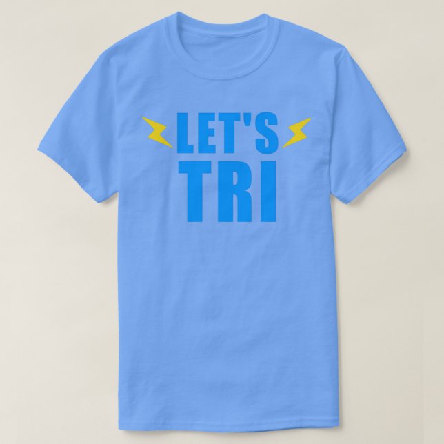 LETS TRI SIMMA BIKE SPRINGA GIFT TRIATHLET TRIATHL T SHIRT (Design framsida)