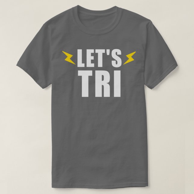 LETS TRI SIMMA BIKE SPRINGA GIFT TRIATHLET TRIATHL T SHIRT (Design framsida)