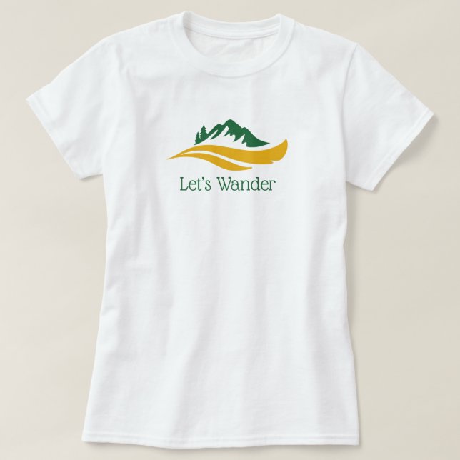 Let's Wander T-Shirt (Design framsida)
