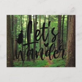 Lets Wander Vykort