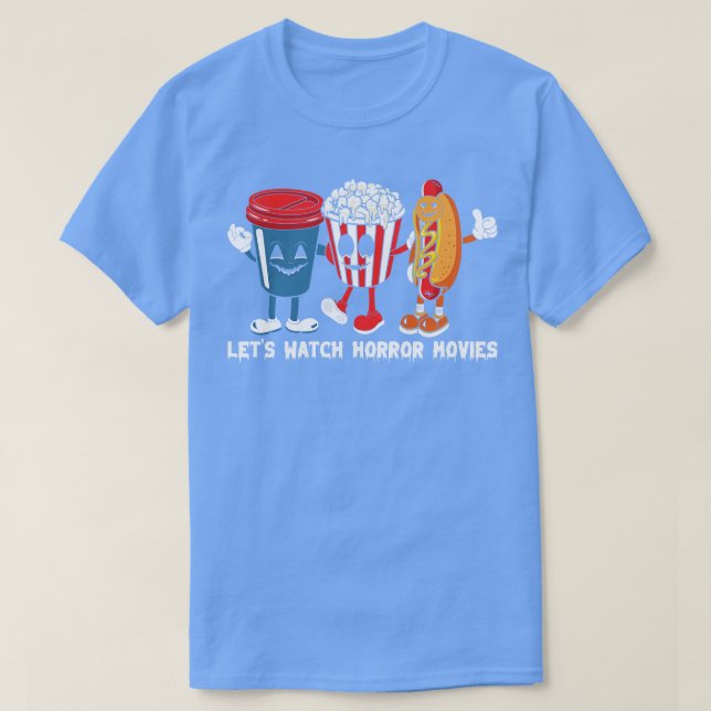 Lets Watch Horror 1 T Shirt (Design framsida)