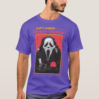 Lets watch scary movies Horror Movies Scary Hallow T Shirt