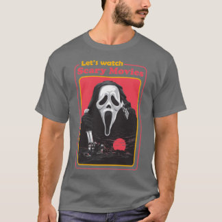 Lets watch scary movies Horror Movies Scary Hallow T Shirt