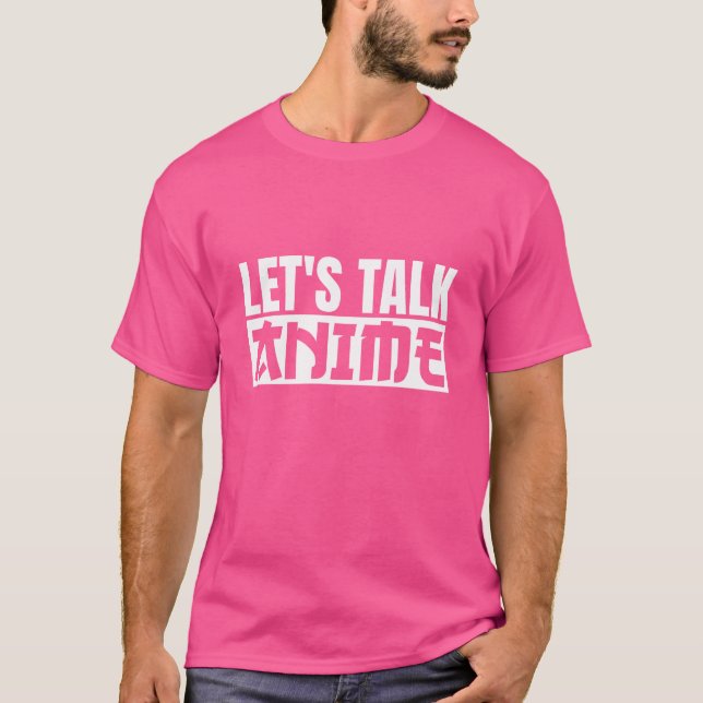 Letsalk Anime present T Shirt (Framsida)