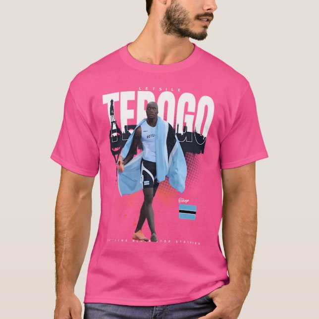 Letsile Tebogo T Shirt (Framsida)