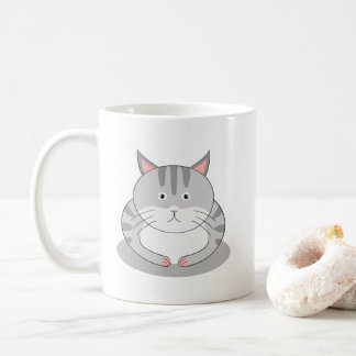 Lett Leende Kullig Katt Standard Kaffemugg