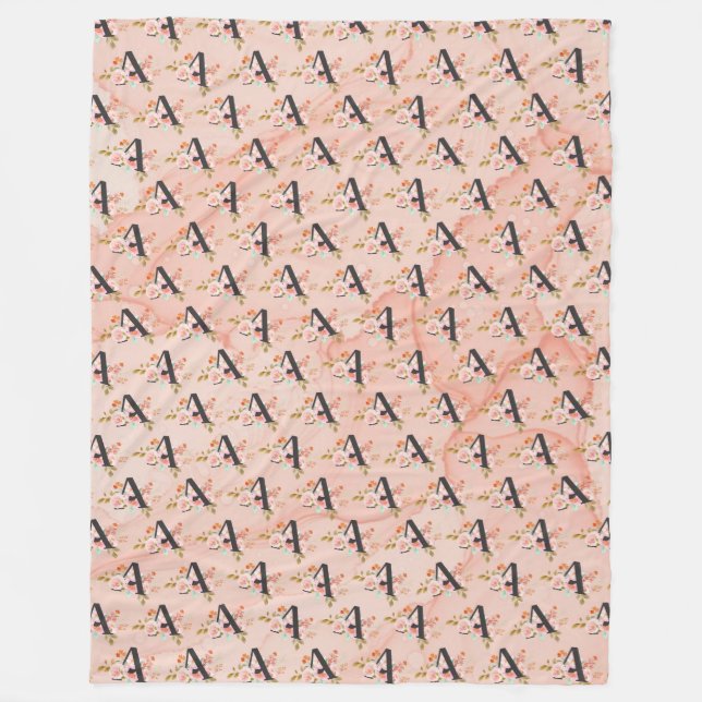 Letter A Fleecefilt (Framsidan)