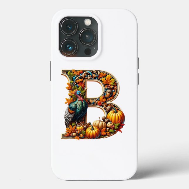 Letter B in Thanksgiving style (Baksida )