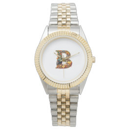 Letter B in Thanksgiving style Armbandsur