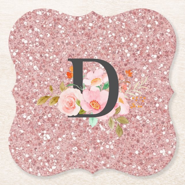 Letter D Underlägg Papper (Framsida)