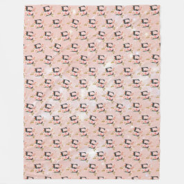 Letter E Fleece Blanket