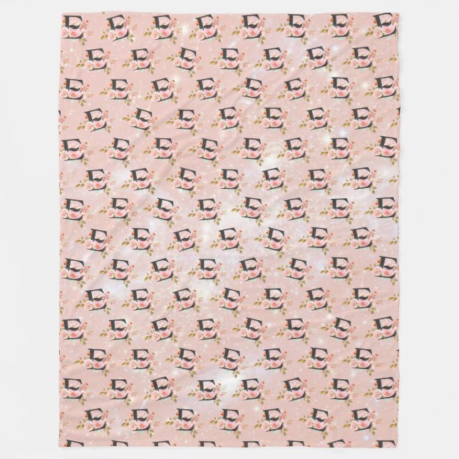 Letter E Fleece Blanket (Framsidan)