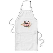 Letter E Long Apron