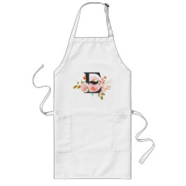 Letter E Long Apron Långt Förkläde