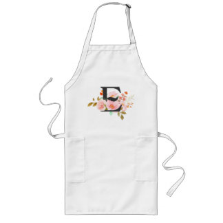 Letter E Long Apron Långt Förkläde