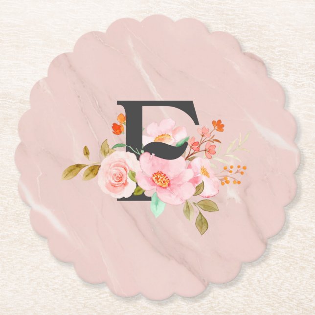 Letter F Underlägg Papper (Framsida)