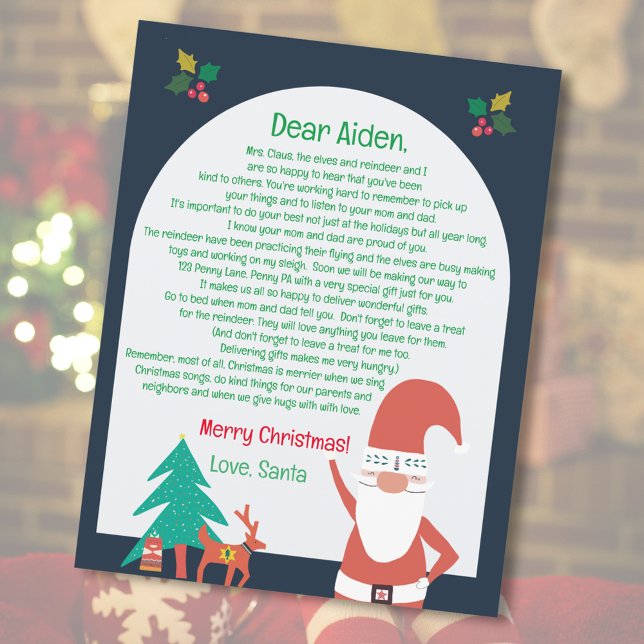 Letter from Santa Nordic Merry Christmas (Letter from Santa Nordic Merry Christmas
)