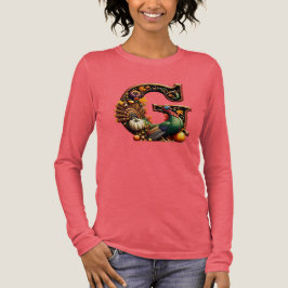 Letter G Thanksgiving style T Shirt