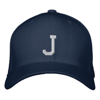 Letter J baseball cap jesus hat  Broderad Keps