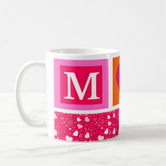 letter m mug kaffemugg