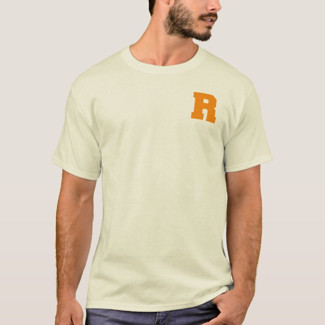 Letter Pride R Orange.png T-shirt (Framsida)