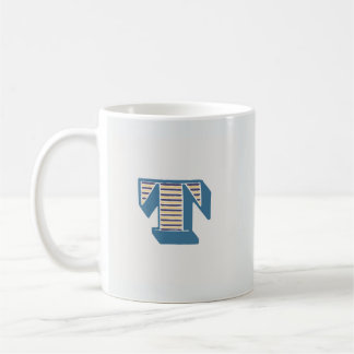 Letter "T" Monogram Kaffemugg