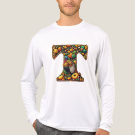 Letter Thanksgiving turkey style  T Shirt
