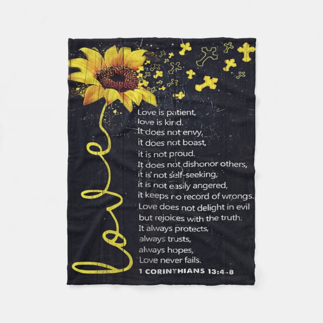 Letter To My Husband , New Home Gift Fleecefilt (Framsidan)