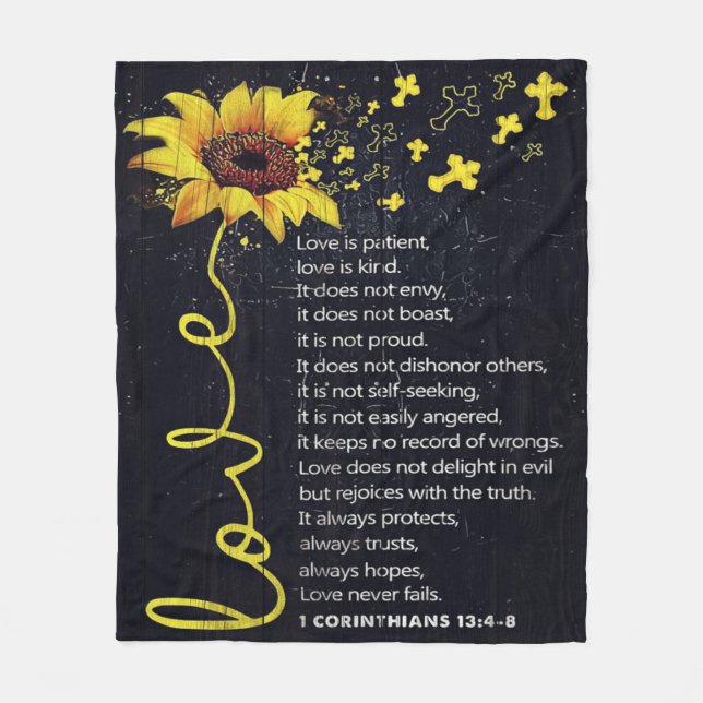 Letter To My Husband , New Home Gift Fleecefilt (Framsidan)