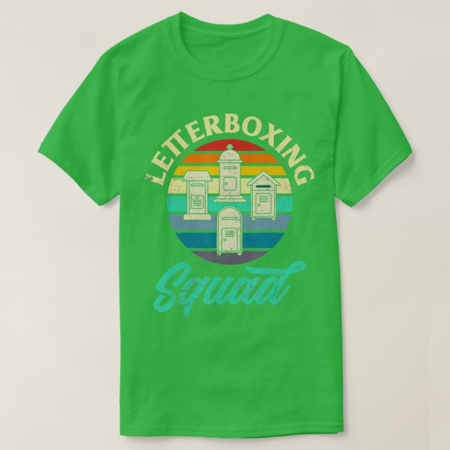Letterboxar Letterboxer Letterboxing Squad T Shirt (Design framsida)