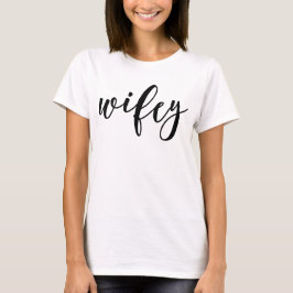 Lettered Wifey T-shirt