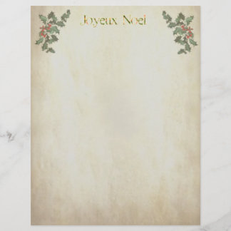 Letterhead Joyeux nolla Brevhuvud