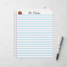 Letterhead linjer för skolan