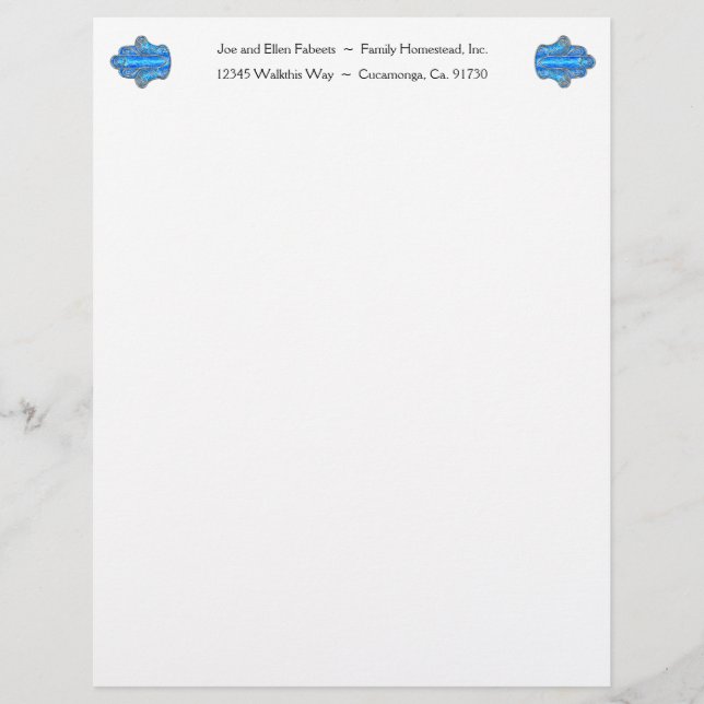 Letterhead-mall (Framsida)