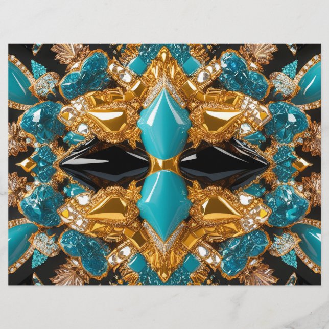 Letterhead med Bahamas Färg Design (Framsida)