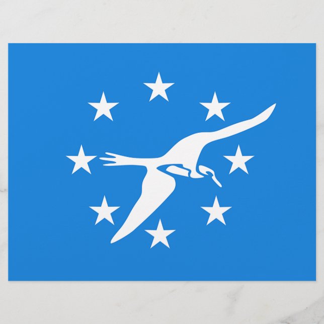 Letterhead med Flagga av Corpus Christi, USA (Framsida)
