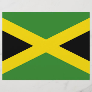 Letterhead med Flagga av Jamaica