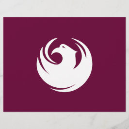 Letterhead med Flagga av Phoenix, Arizona Brevhuvud