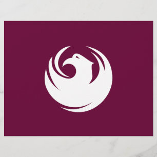 Letterhead med Flagga av Phoenix, Arizona Brevhuvud