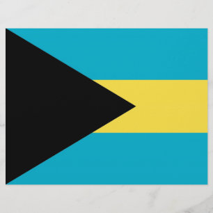 Letterhead med Flagga Bahamas