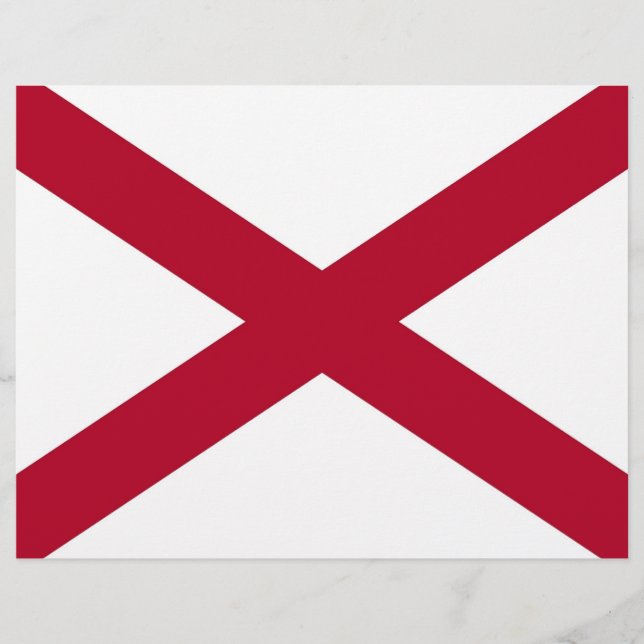 Letterhead med Flagga från Amerikas förenta stater (Framsida)