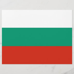 Letterhead med Flagga från Bulgarien