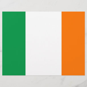 Letterhead med Flagga från Irland