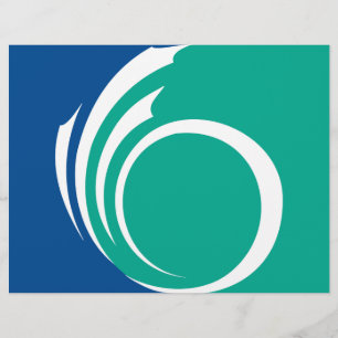 Letterhead med Flagga från Ottawa, Kanada Brevhuvud