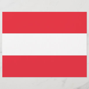 Letterhead med Flagga i Österrike